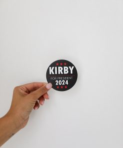Kirby For President Sticker