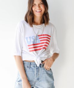FINAL SALE - USA Flag Graphic Tee