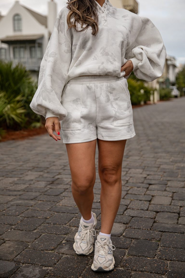 FINAL SALE - Arctic Drift White Camo Lounge Shorts