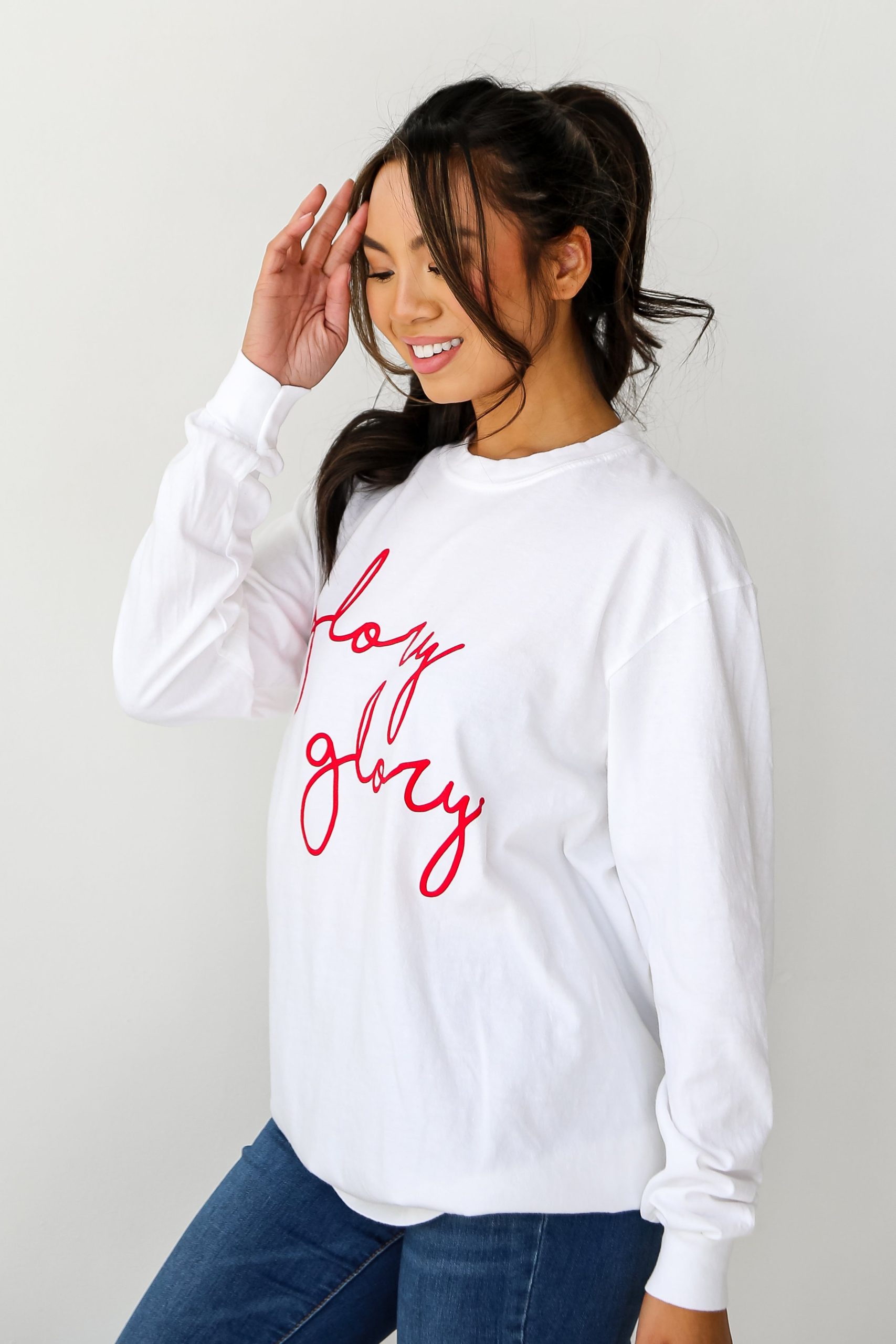 Glory Glory Script Long Sleeve Tee - Image 5