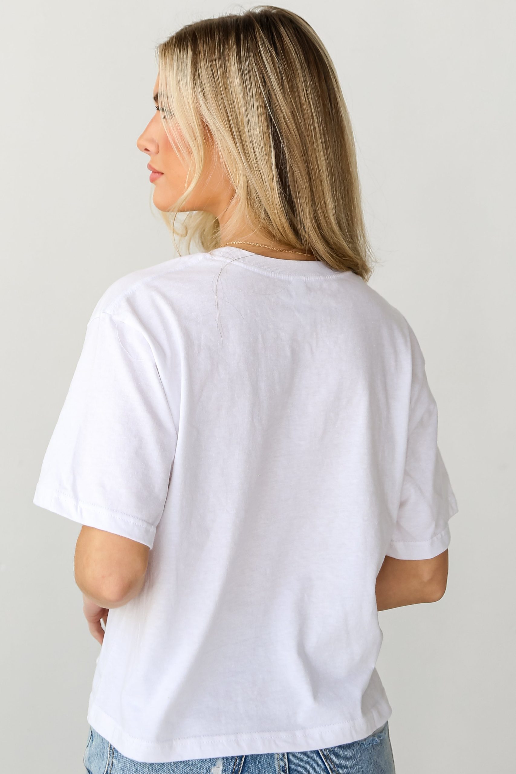 White Glory Glory Cropped Tee - Image 5
