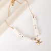 Allee Coastal Shell & Starfish White Necklace