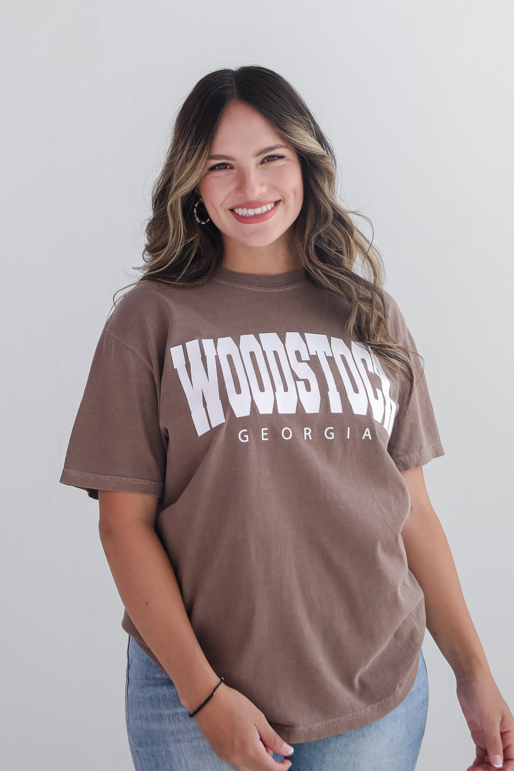 Brown Woodstock Georgia Tee - Image 4