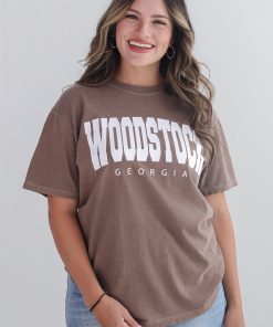 Brown Woodstock Georgia Tee