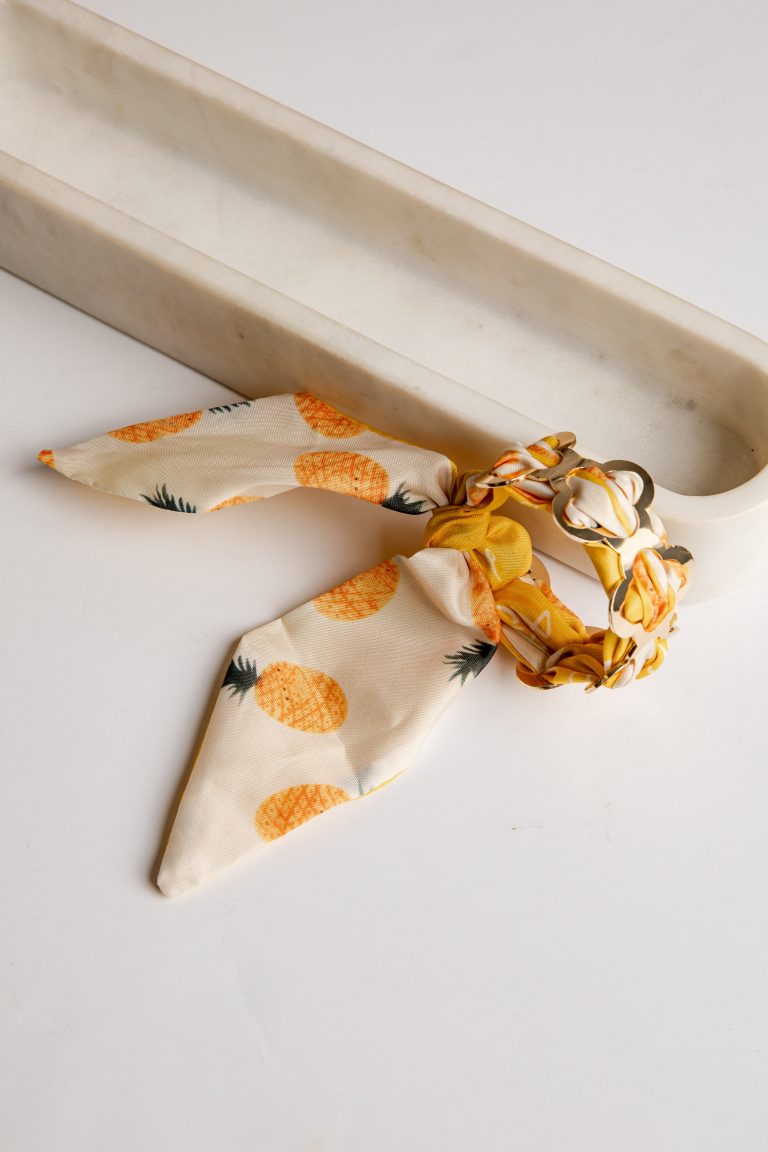Lottie Gold Bangle Scarf Bracelet